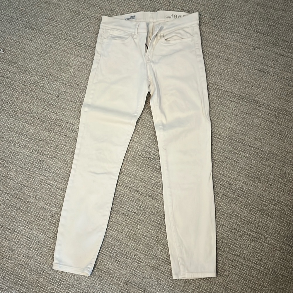 Gap white jeans